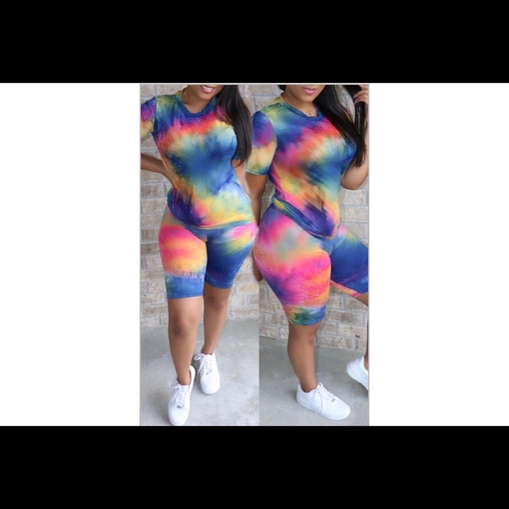 Two-piece tie dye set